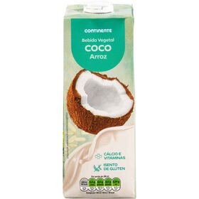 Bebida Vegetal De Coco E Arroz Sem Adição De Açúcar Continente 1 Lt