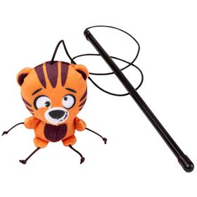 Brinquedo Para Gato Peluche Tigre Com Cana Fuzzyard 1 Un