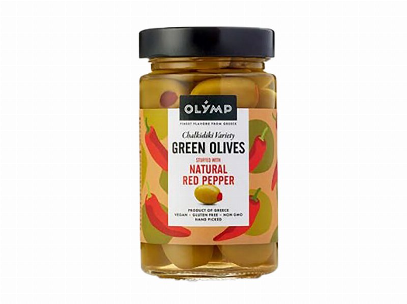 Azeitona Verde Olymp Recheadas C/ Pimentão 170 g