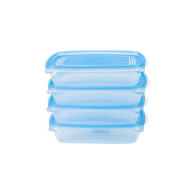 Conjunto 4 Caixas Herméticas Plásticas 1 l Fresh Kasa