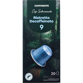 Cápsulas De Café Descafeinado Ristretto Int 9 Continente 20 Un