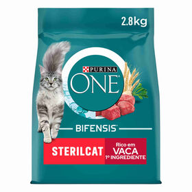 Ração Para Gato Adulto Esterilizado Vaca Purina One 2,8 kg