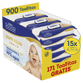 Box Toalhitas Bebé Pure Aqua Dodot 900 Un (15 X 60 Un)