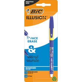 Esferográfica Tinta Gel Apagável Illusion Azul Bic