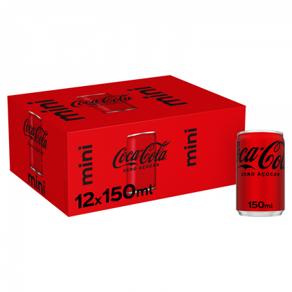 Refrigerante Coca-Cola Zero Mini Pack 12 Coca-Cola 10x0.15L