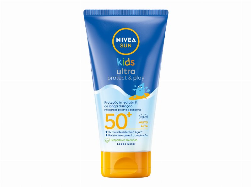 Loção Kids Ultra Nivea Sun Protect & Play Fp50+ 150 ml