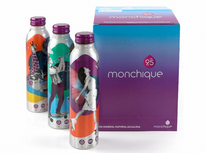 Água Mineral Natural Monchique Lata 12X0.50 l