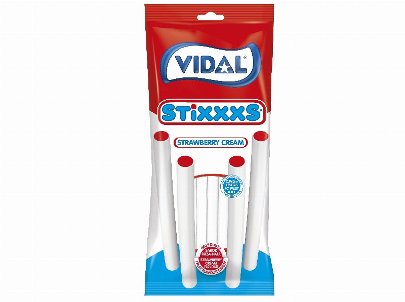 Gomas Vidal Stixxxs Fresa Nata 90 g