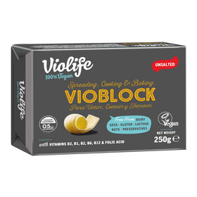 Creme Vegetal Para Barrar Sem Sal Vioblock Violife 250 gr