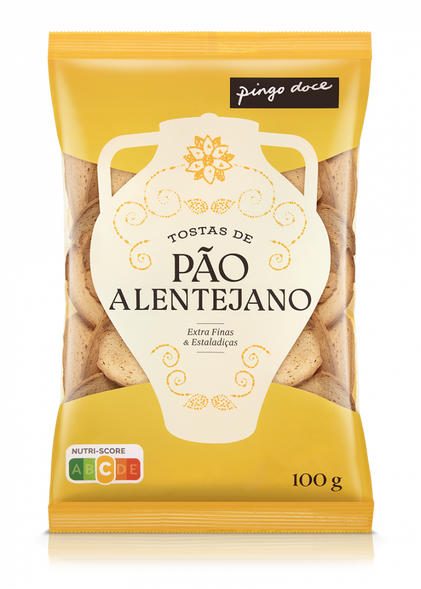 Tostas De Pão Alentejano Pingo Doce 0.1Kg