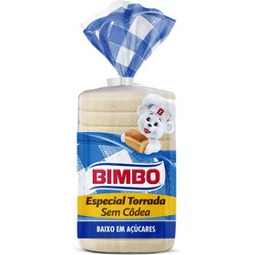 Pão De Forma Sem Côdea Especial Torradas Bimbo 450 gr
