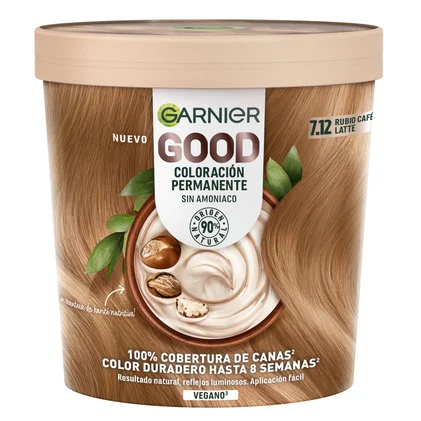 Coloração Good Louro Café Latte 7.12 Good Garnier 1Un