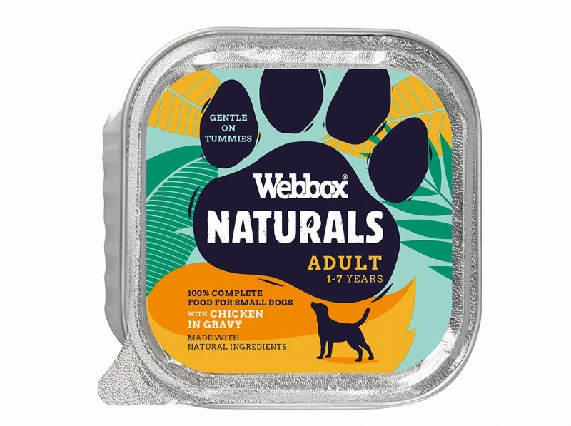 Comida Húmida Natural Para Cão Webbox Frango Em Molho 150 g