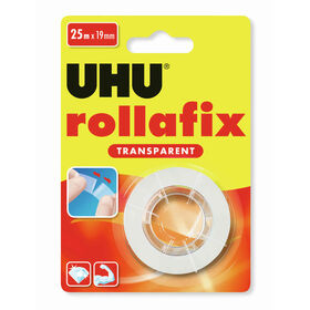 Rollafix Fita Cola Transparente 19Mm X 25M Uhu