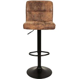Conjunto De 2 Bancos Bar Estofados Downtown