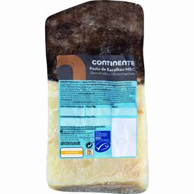 Postas De Bacalhau Msc Higienizadas Congelado Continente