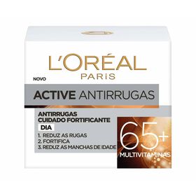 Creme De Rosto Dia Active Antirrugas 65+ L'oréal Paris 50 ml