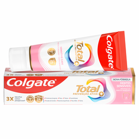Pasta De Dentes Avançada Dentes Sensíveis Colgate Total 75 ml