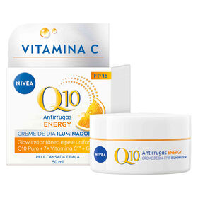 Creme De Rosto Dia Q10 Energy Antirrugas Fps15 Nivea 50 ml