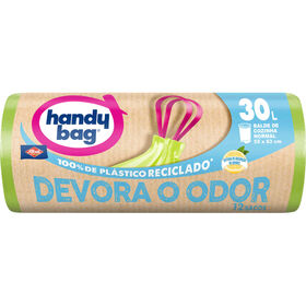 Sacos Lixo Devora O Odor 30 Lt Handy Bag 12 Un