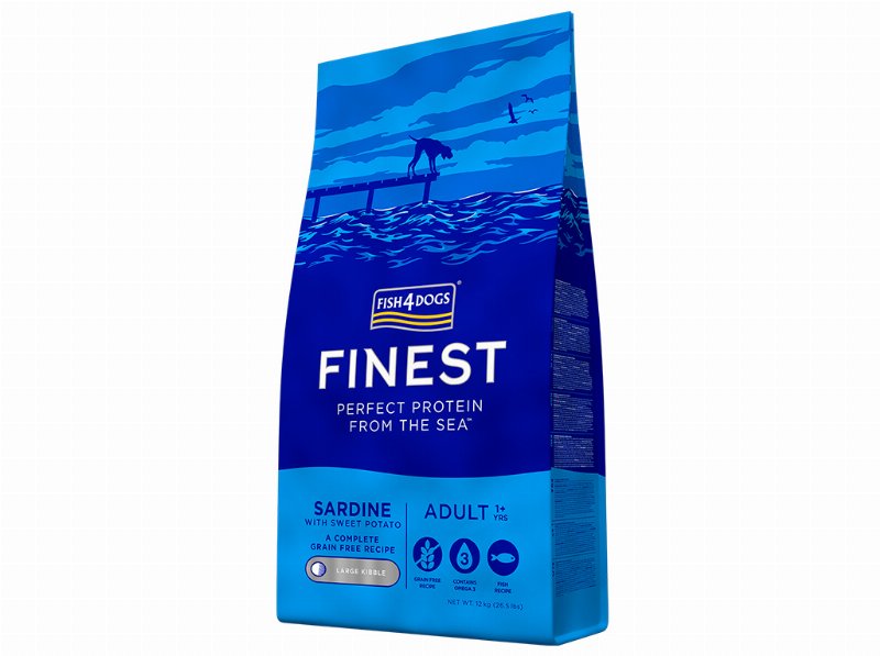 Ração Cão Fish4Dogs Sardinha 12 kg