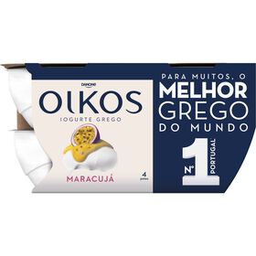 Iogurte Grego Maracujá Oikos Danone 440 gr (4 Un)