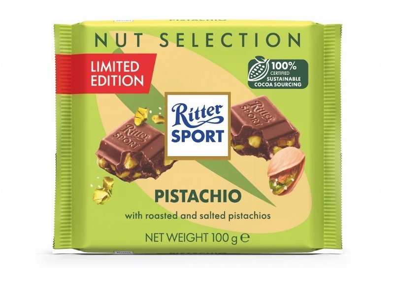 Chocolate Leite Ritter Sport Pistachio 100 g