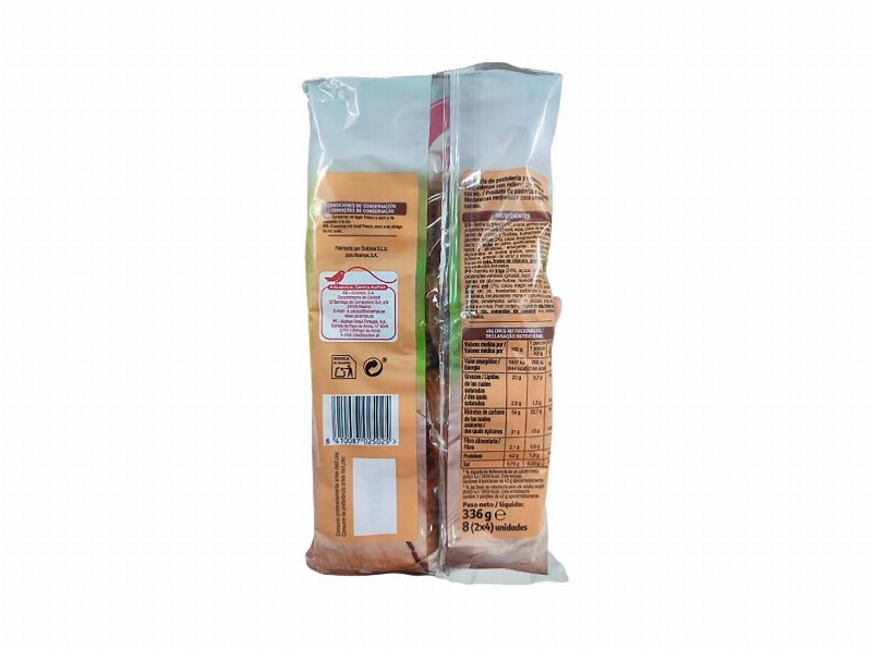 Madalenas Auchan Recheadas Com Creme De Cacau 336 g