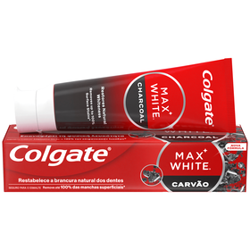 Pasta De Dentes Branqueadora Carvão Colgate Max White 75 ml