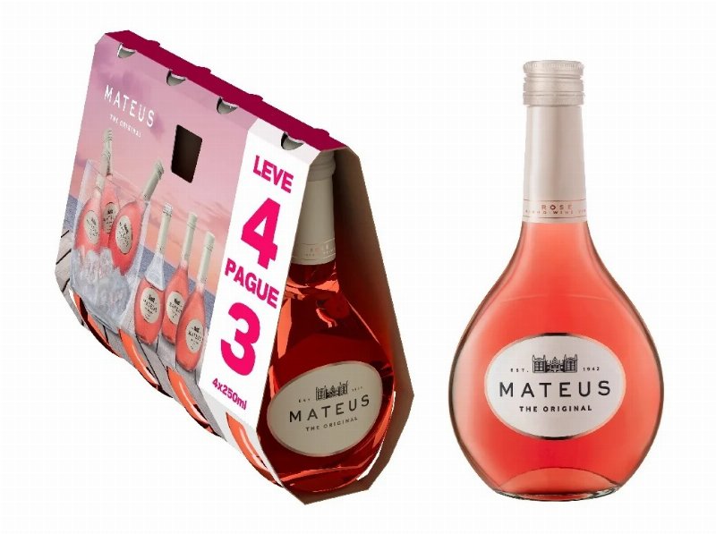 Vinho Rosé Mateus Leve 4 Pague 3 0.25 l