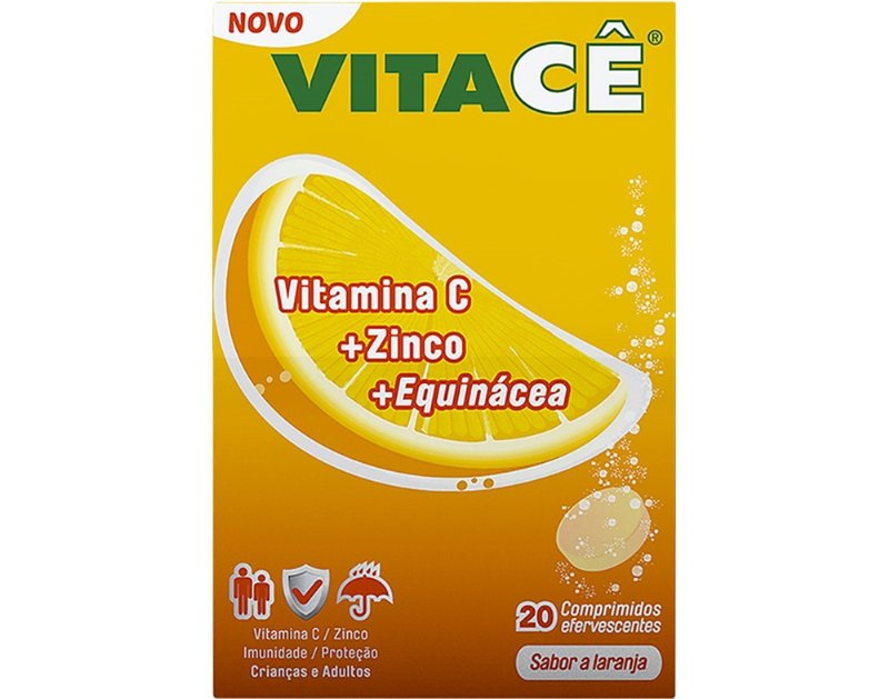 Suplemento Vitace 20 Comprimidos Efervescentes