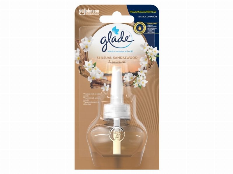 Ambientador Glade Eléctrico Recarga Sandalwood 20 ml