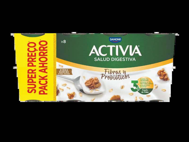 Iogurte Com Pedaços Aveia E Noz