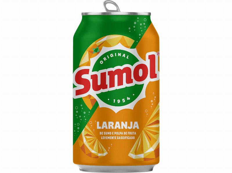 Refrigerante Sumol Com Gás Laranja Lata 0.33 l