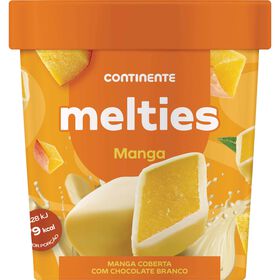 Melties De Manga Coberta Com Chocolate Branco Continente 150 gr