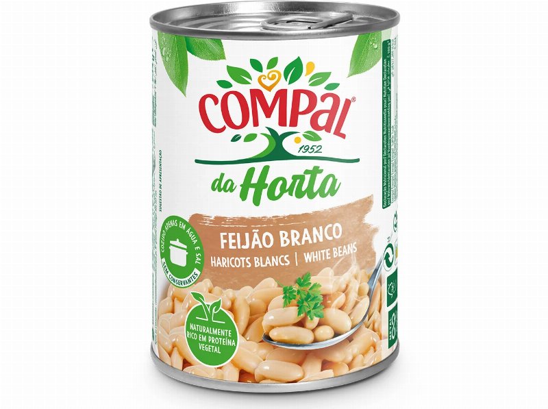Feijão Compal Da Horta Branco 410 g
