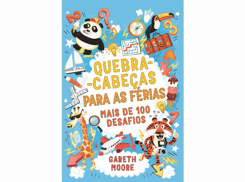 Livro Quebra-Cabeças Para As Férias