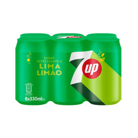 Refrigerante Em Lata Com Gás Lima Limão 7Up 6 X 33 cl