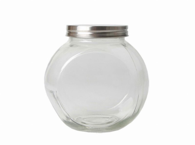 Frasco Para Doces Actuel Em Vidro Com Tampa Em Inox 1.5 l