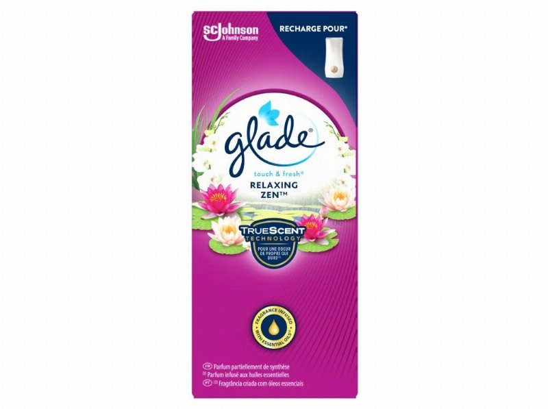 Ambientador Glade Recarga Touch & Fresh Relaxing Zen 10 ml