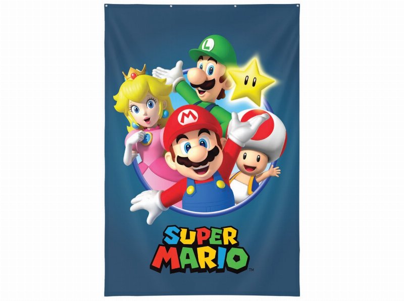 Poster Tecido Super Mário