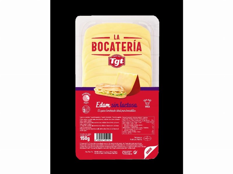 Queijo Edam Sem Lactose La Bocateria Fatias 150 g