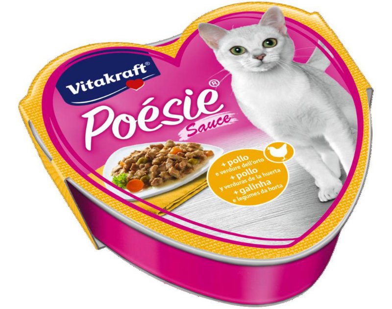 Comida Húmida Para Gato Vitakraft Poesie Frango E Legumes 85 g