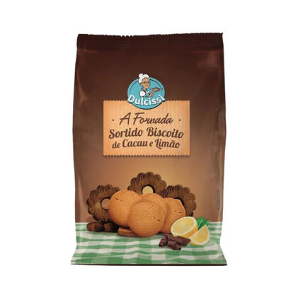 Sortido De Biscoitos De Cacau E Limão Dulcissi 0.4Kg