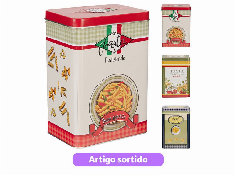 Lata Para Massa Em Metal 12.5X9X18Cm Modelos Sortidos