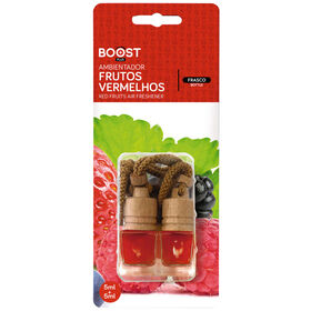 Ambientador Auto Pendurar Frasco Frutos Vermelhos Boost 2 Un