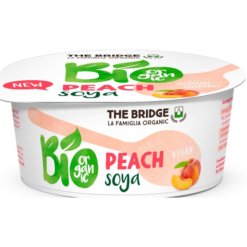 Iogurte Bio De Soja Pêssego 125 g