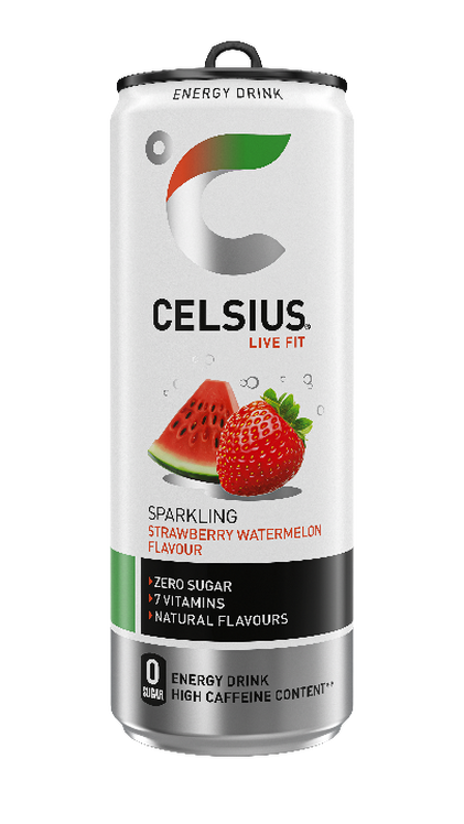 Bebida Energética Sparkling Morango E Melancia Celsius 0.355L