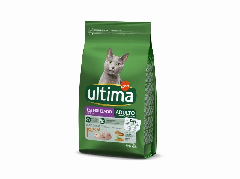 Ração Para Gato Ultima Esterilizado Com Frango 1.5 kg