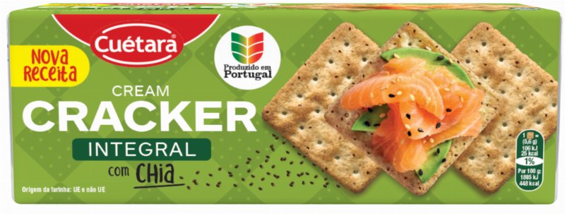 Bolacha Cracker Integral Com Chia Cuetara 0.2Un
